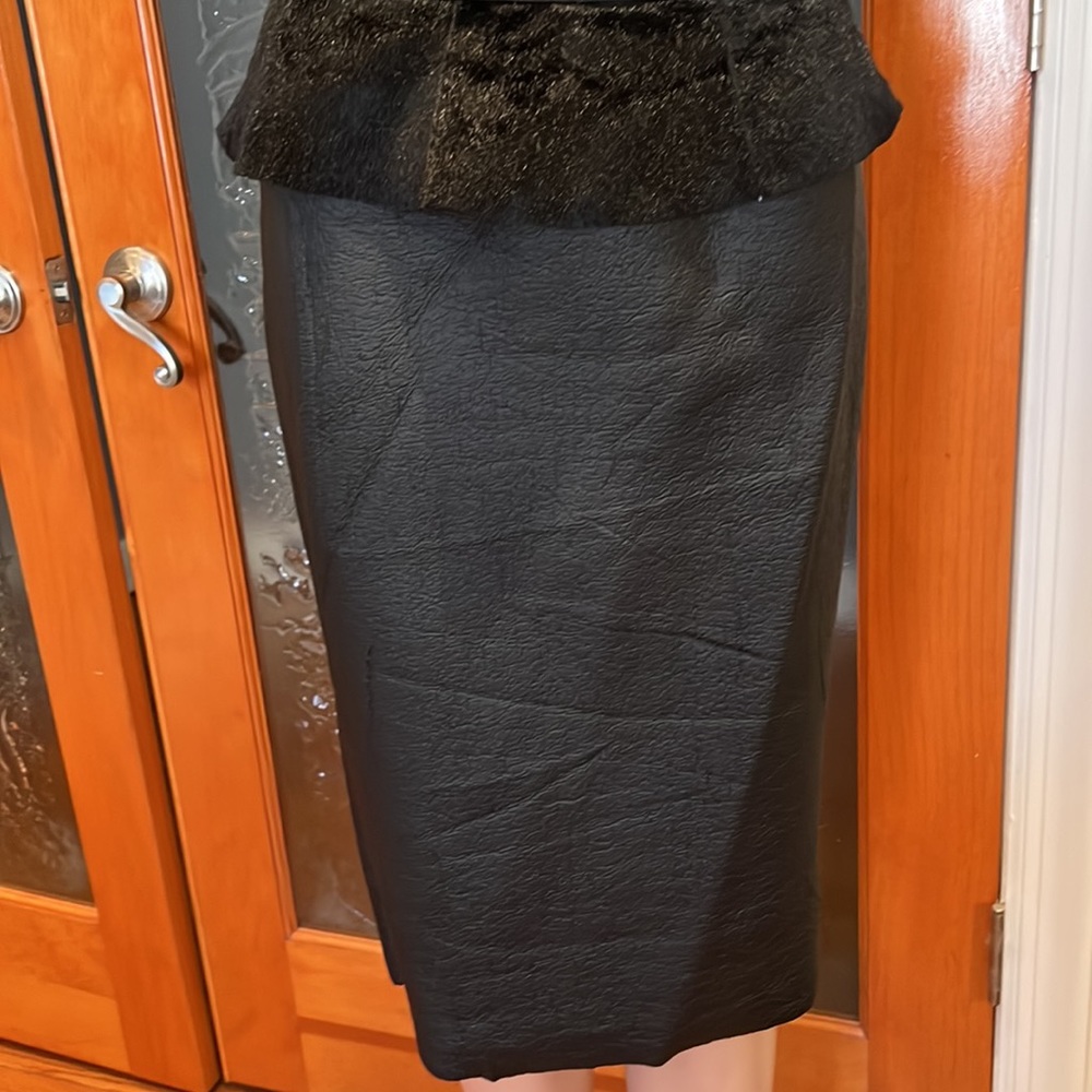 Black Pleather dress - Picture 8 of 13